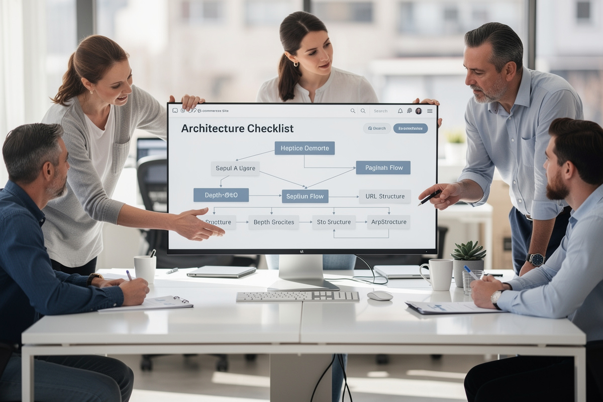 Questions clés sur l’architecture seo e-commerce avec profondeur, pagination et structure d’URL